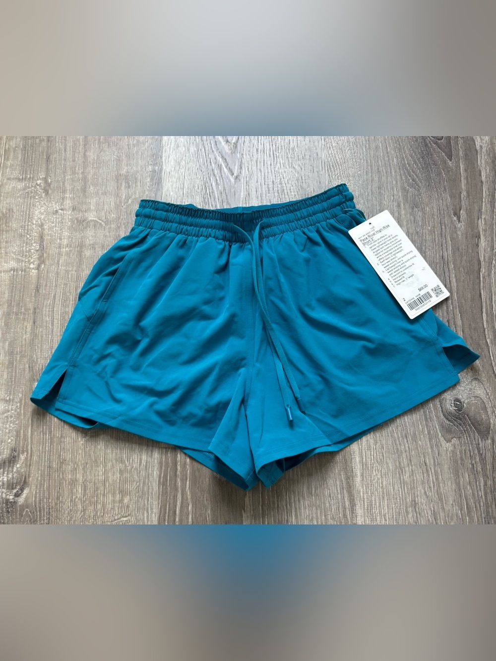 NWT Lululemon Pace Rival high rise Shorts Size 2